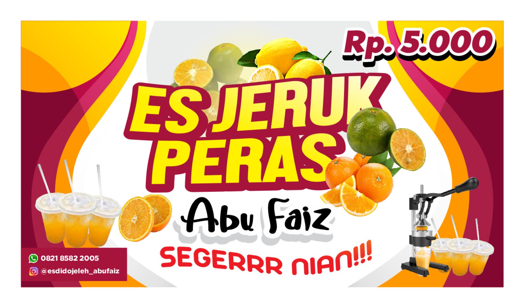 File Desain Spanduk Minuman