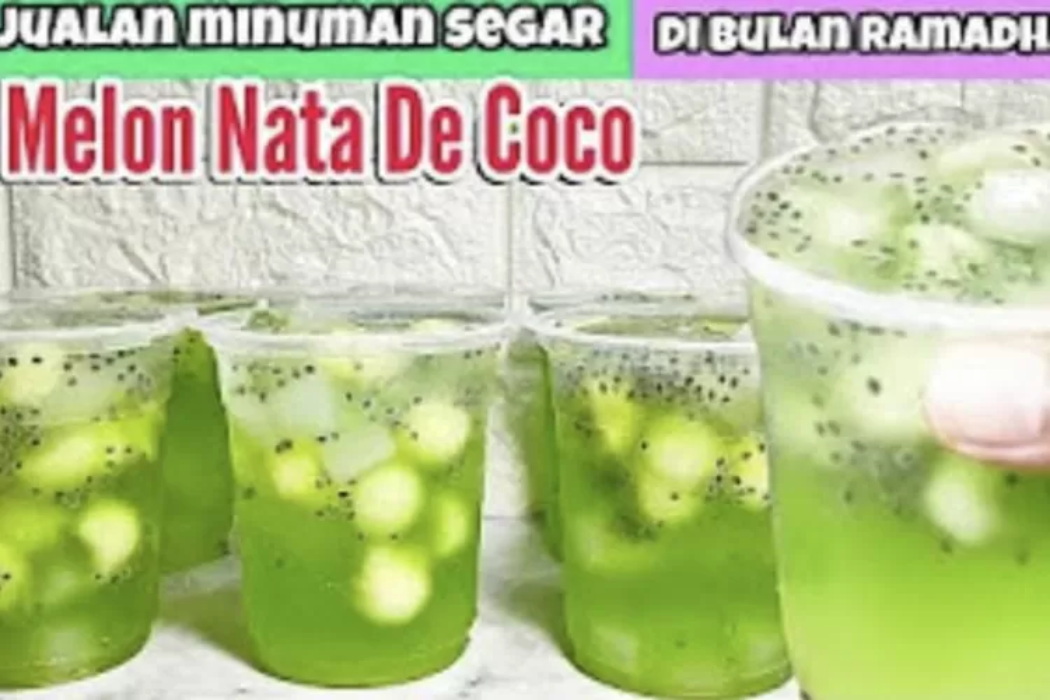 Resep Es Melon Nata de Coco, Ide Jualan Takjil yang Menguntungkan