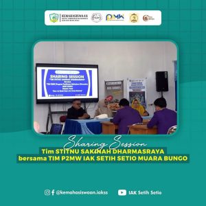 Mahasiswa Berprestasi IAK Setih Setio Berbagi Ilmu di STITNU Sakinah Dharmasraya