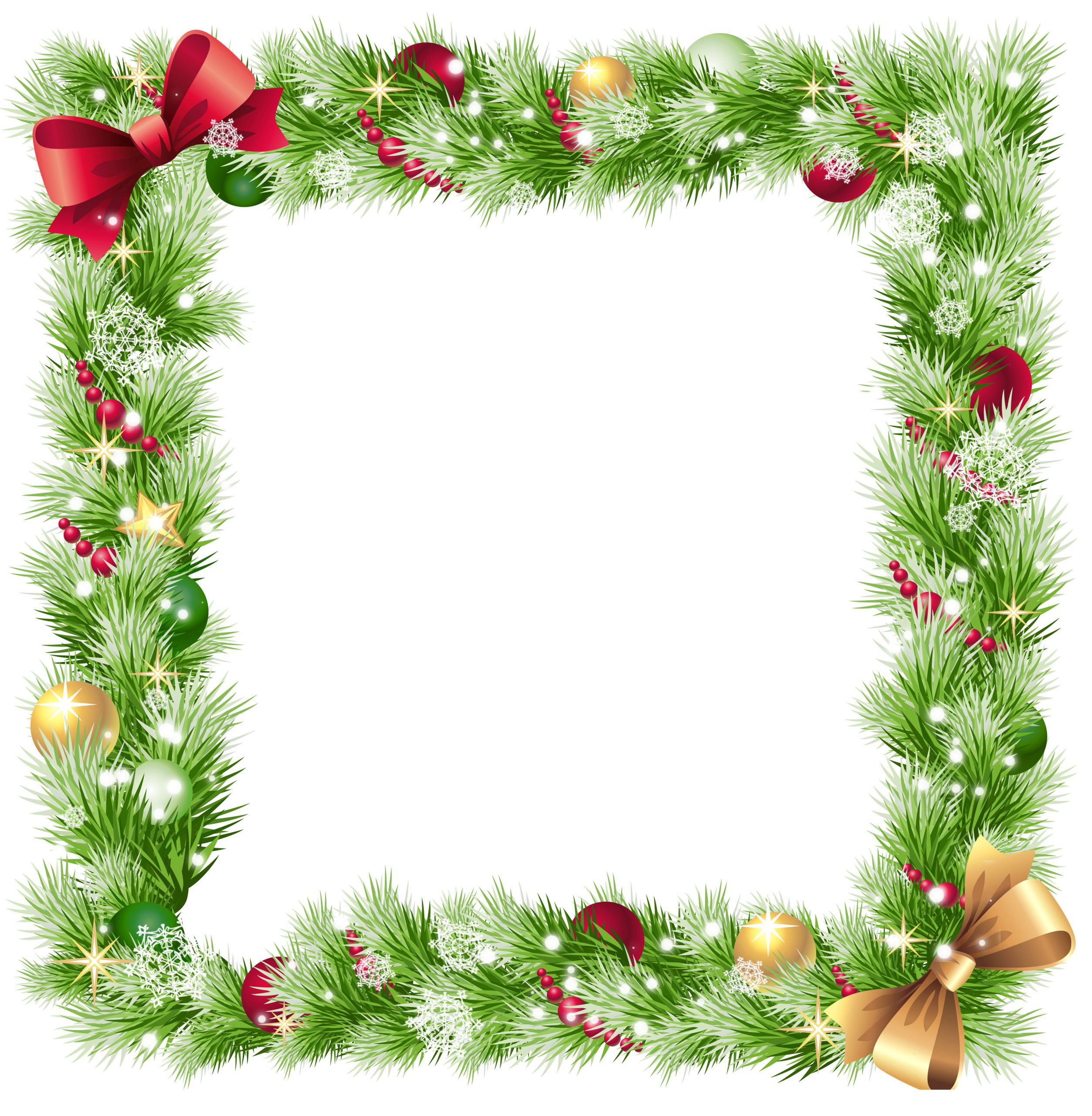 Borders and Frames, ornamen Natal, natal, liburan, dekorasi png