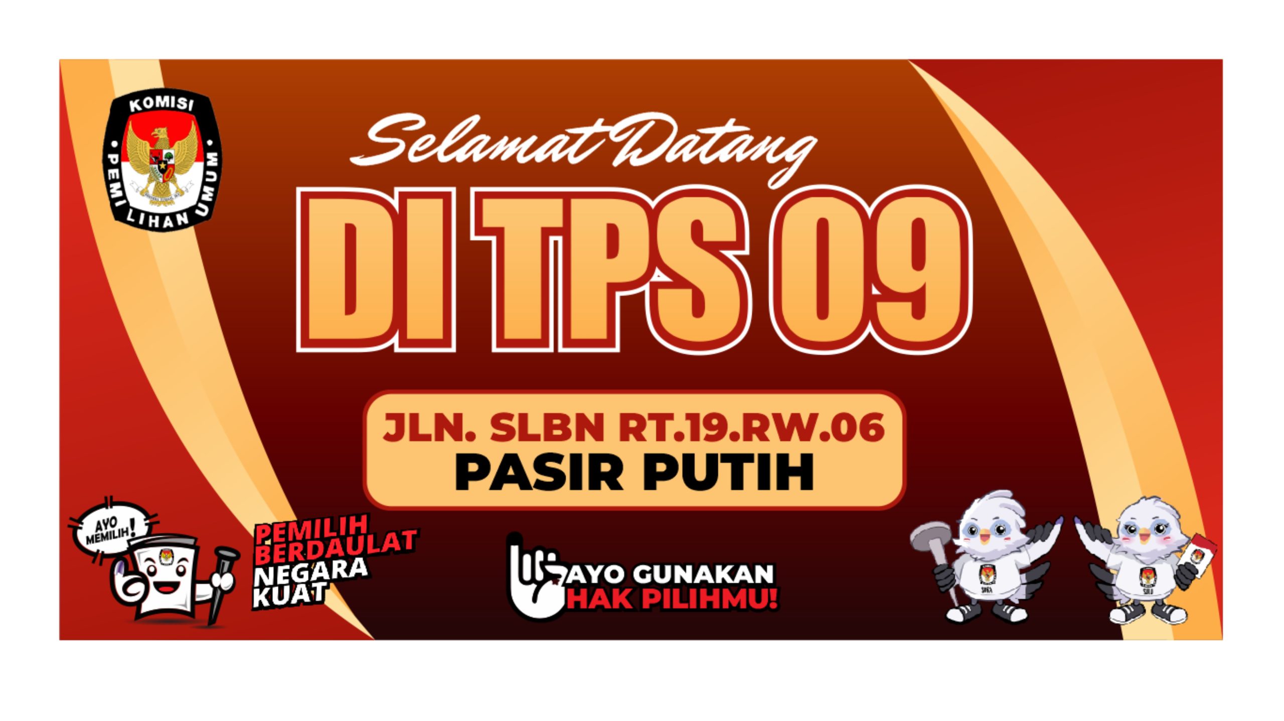 Download Spanduk TPS Pilkada