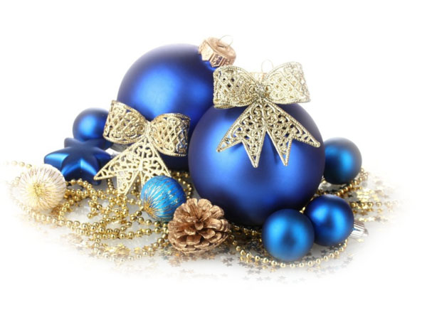 Hiasan Natal Hiasan Natal Pohon Natal Biru, Natal, biru, pita png