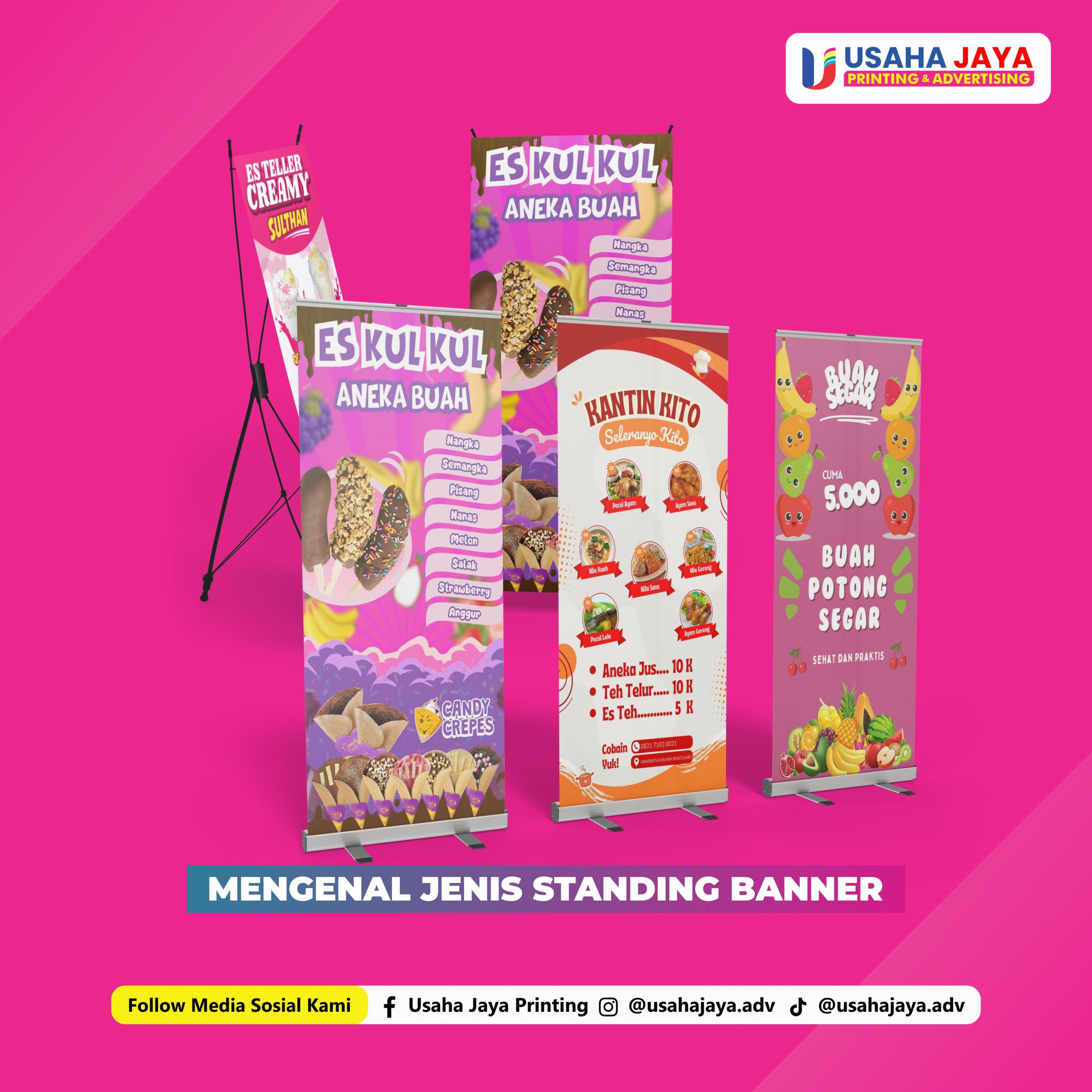 Mengenal Jenis Standing Banner