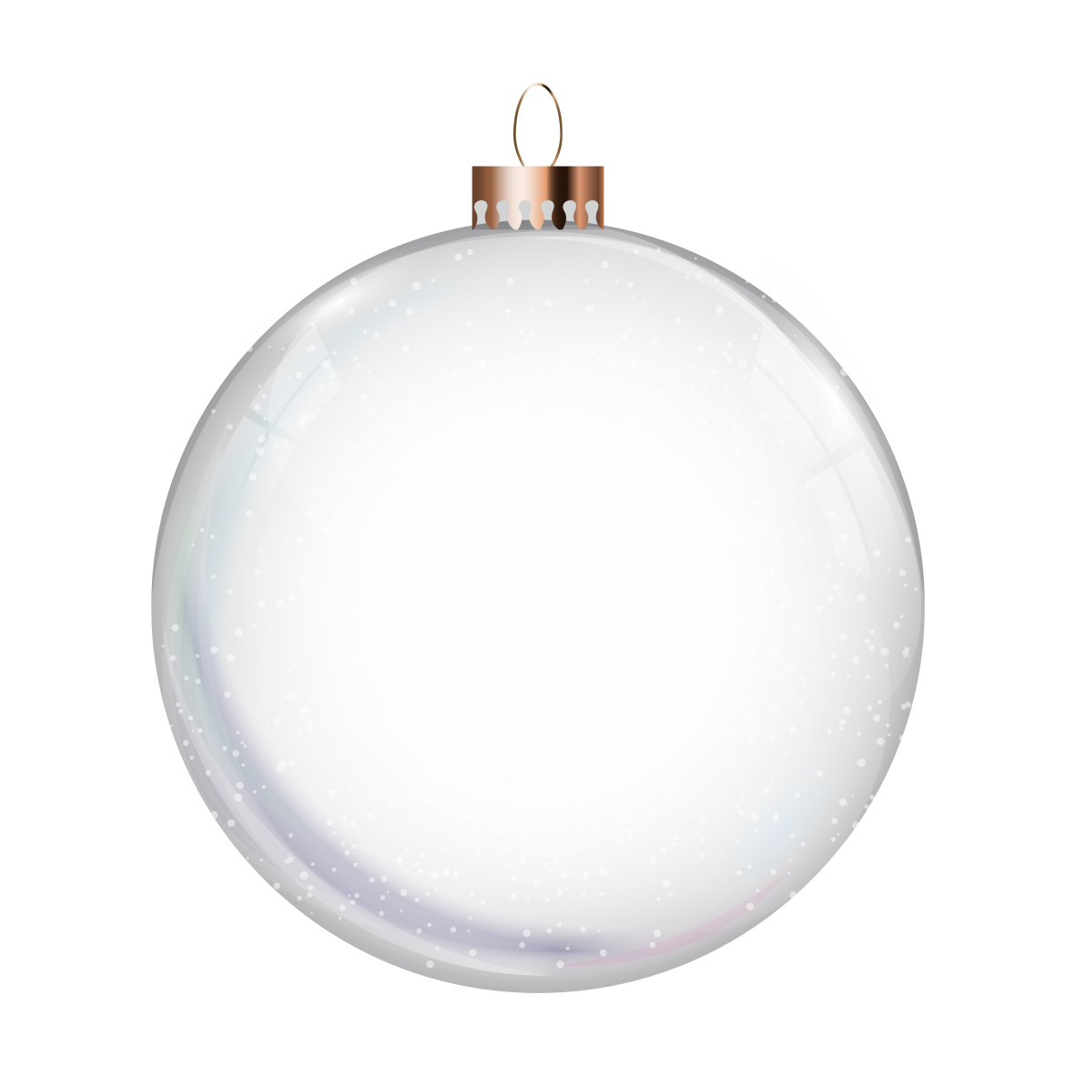PNG Gratis Bola Natal Realistis