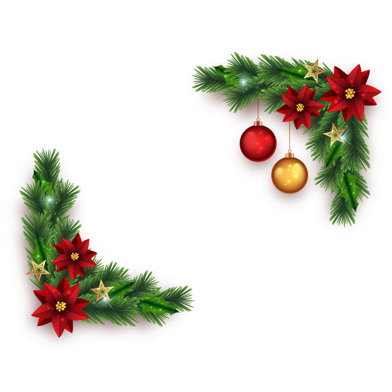 Perbatasan Natal, perbatasan, daun png