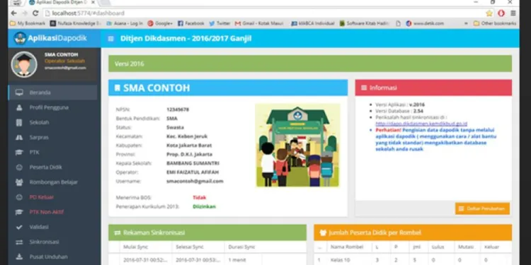 Cara mengoperasikan Dapodik 2025