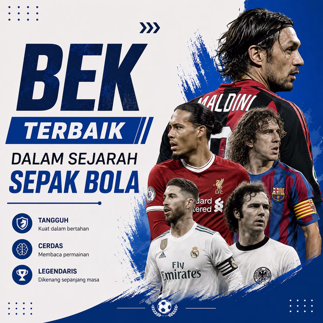 Bek Terbaik dalam Sejarah Sepak Bola