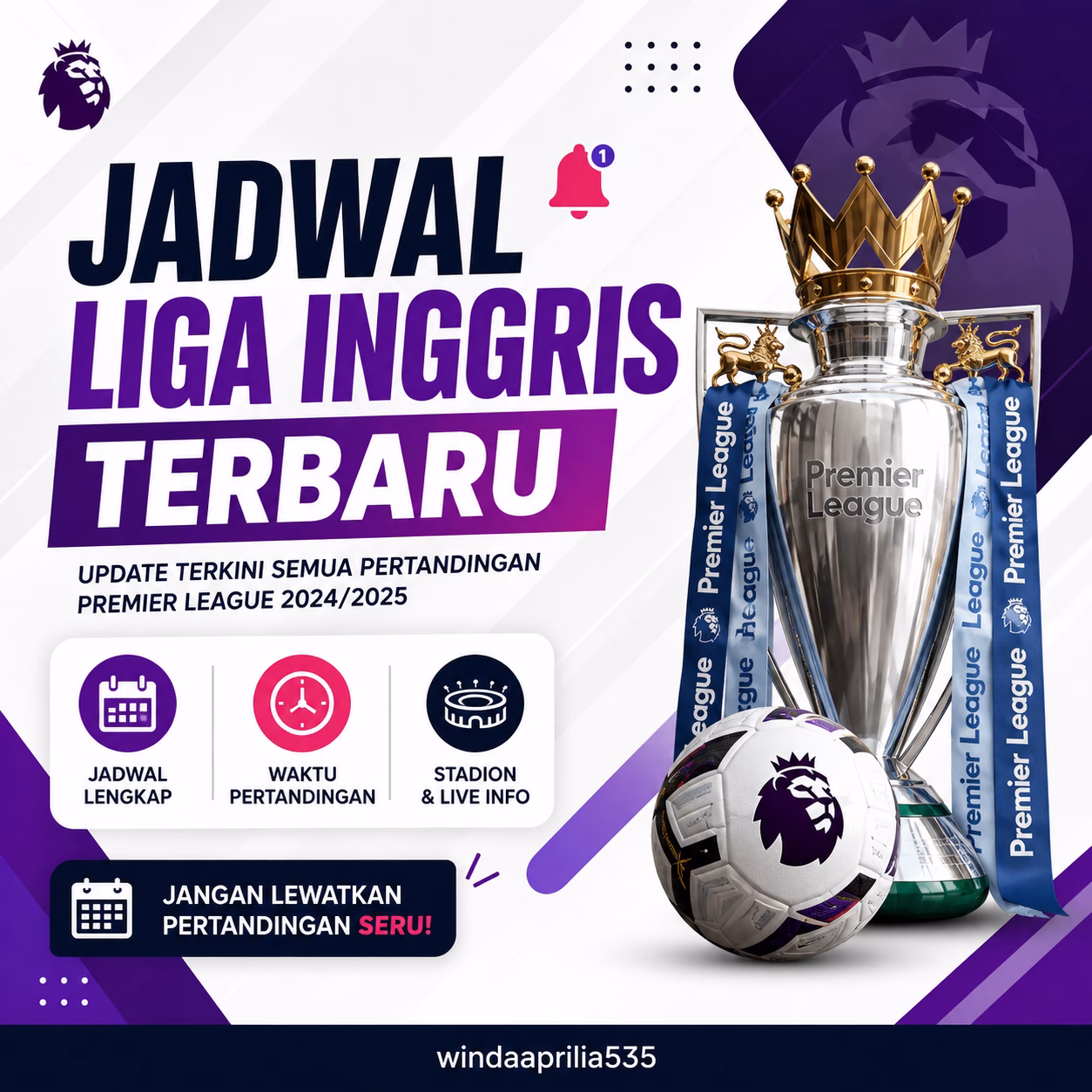 Jadwal Liga Inggris Terbaru