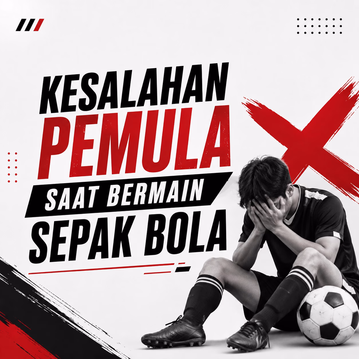 Kesalahan Pemula Saat Bermain Sepak Bola