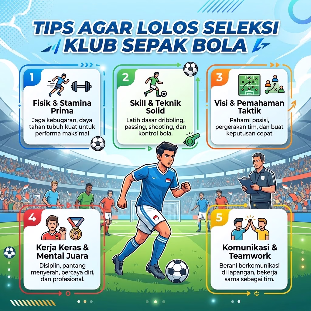 Tips Agar Lolos Seleksi Klub Sepak Bola