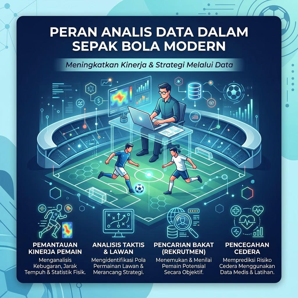 Peran Analis Data dalam Sepak Bola Modern
