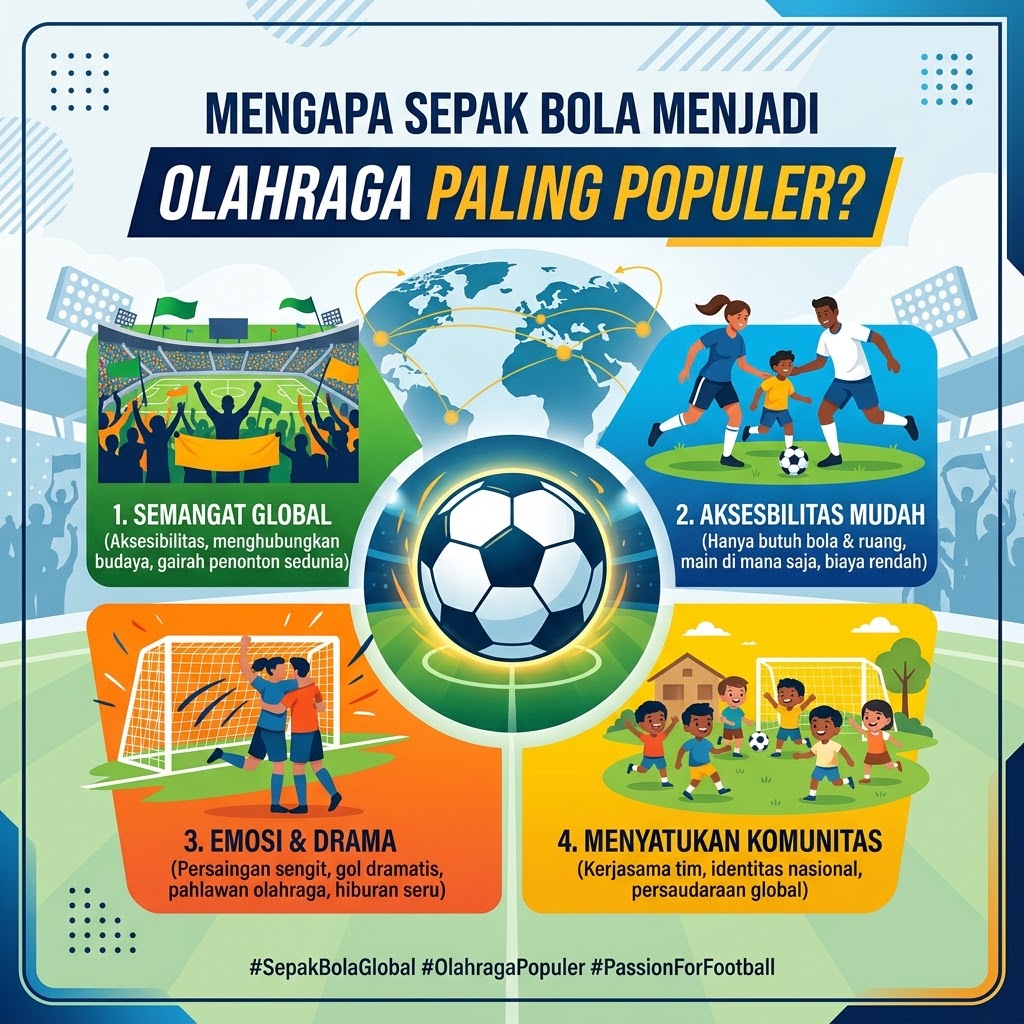 Mengapa Sepak Bola Menjadi Olahraga Paling Populer?