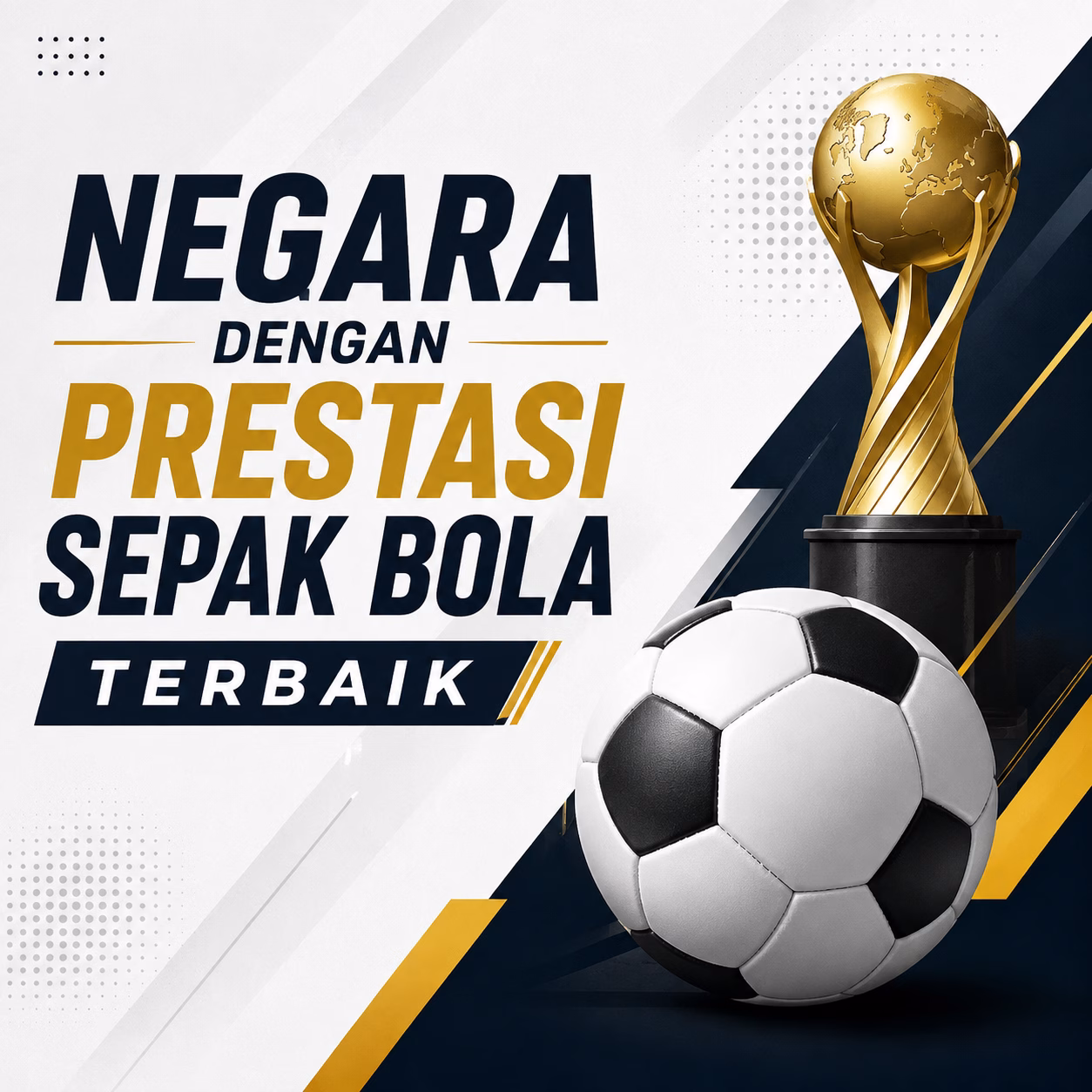 Negara dengan Prestasi Sepak Bola Terbaik