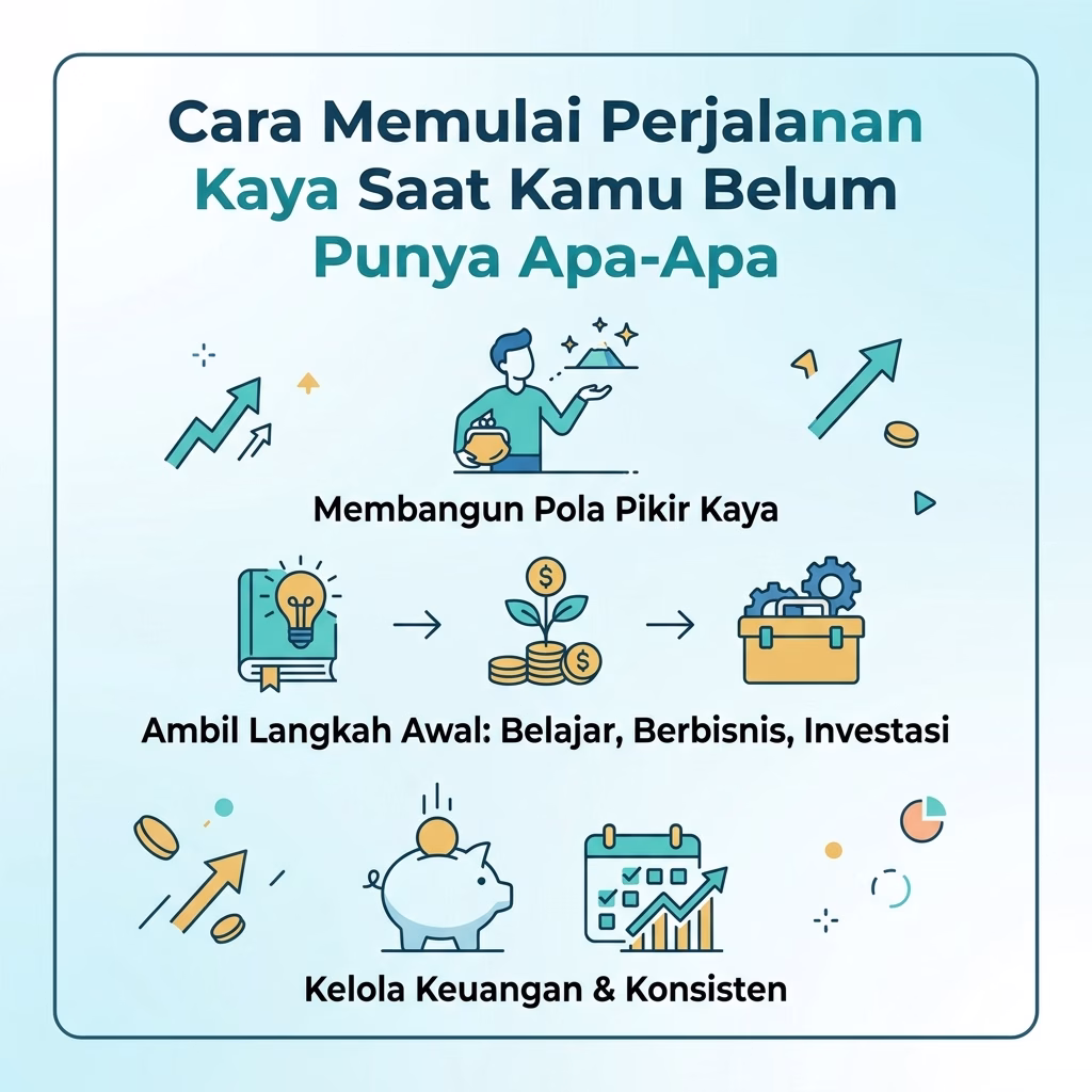 Cara Memulai Perjalanan Kaya Saat Kamu Belum Punya Apa-Apa