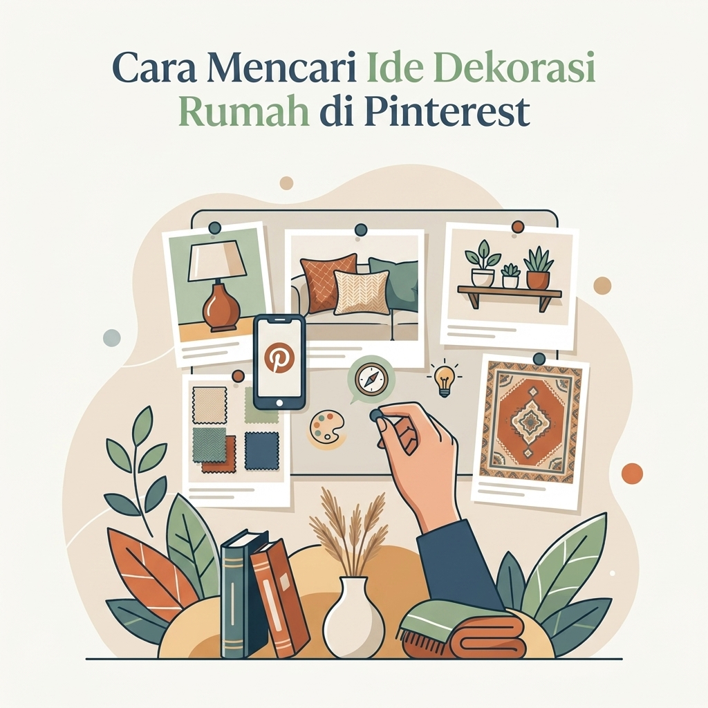 Cara Mencari Ide Dekorasi Rumah di Pinterest