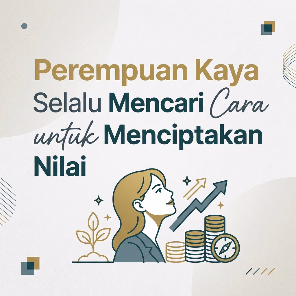 Perempuan Kaya Selalu Mencari Cara untuk Menciptakan Nilai