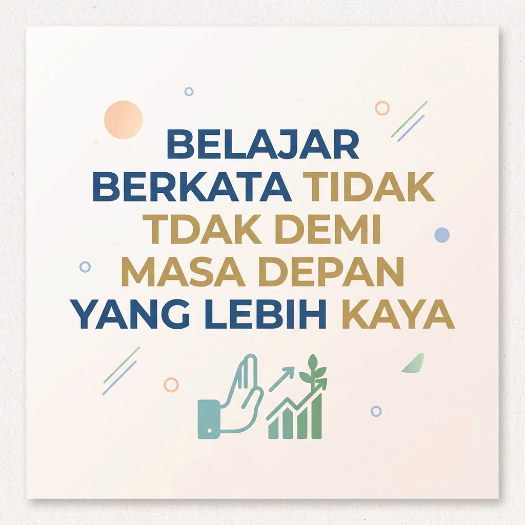Belajar Berkata Tidak Demi Masa Depan yang Lebih Kaya