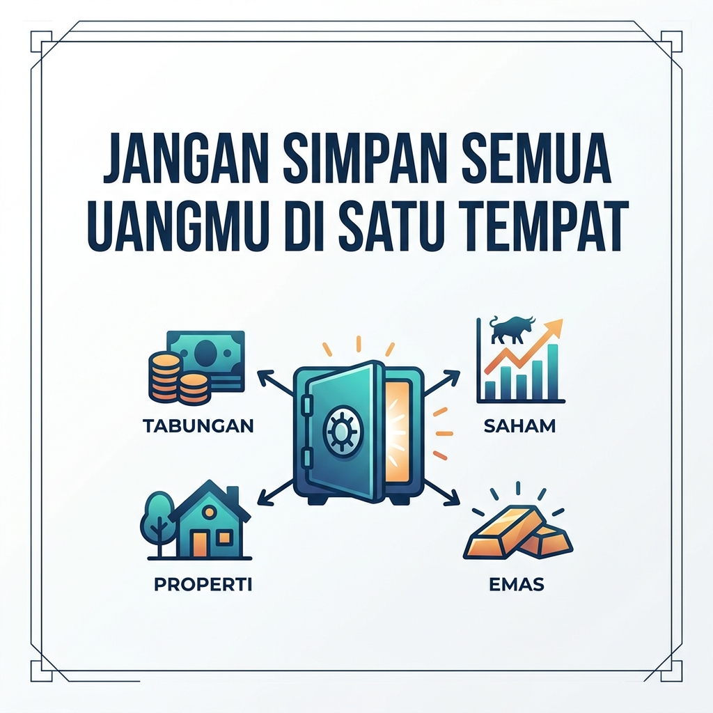 Jangan Simpan Semua Uangmu di Satu Tempat