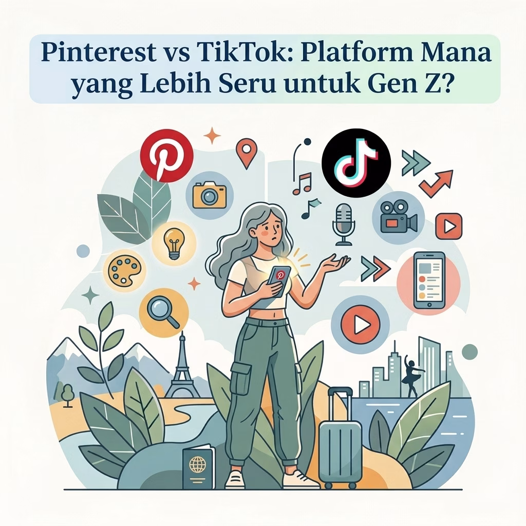 Pinterest vs TikTok: Platform Mana yang Lebih Seru untuk Gen Z
