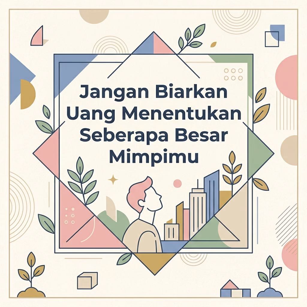 Jangan Biarkan Uang Menentukan Seberapa Besar Mimpimu