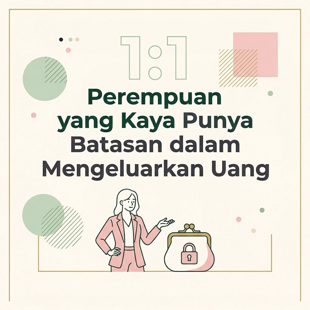 Perempuan yang Kaya Punya Batasan dalam Mengeluarkan Uang
