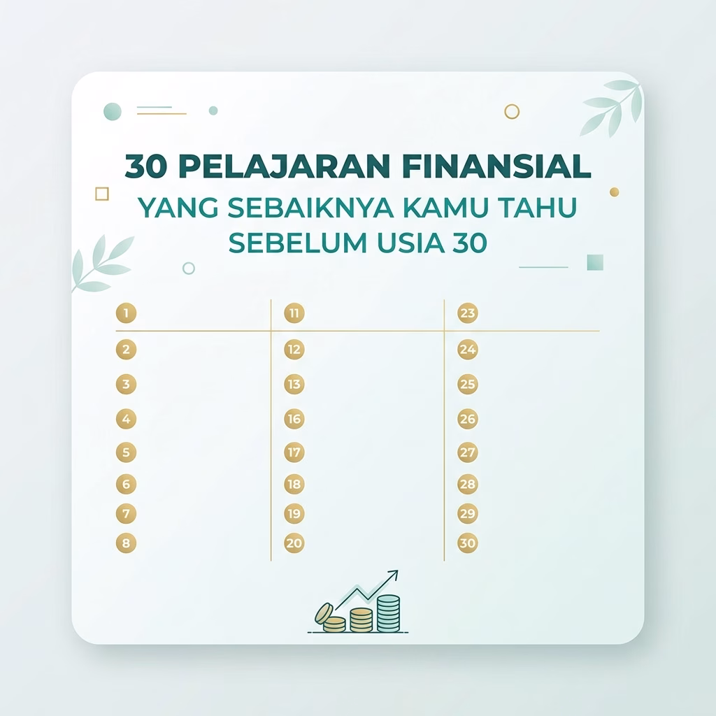 30 Pelajaran Finansial yang Sebaiknya Kamu Tahu