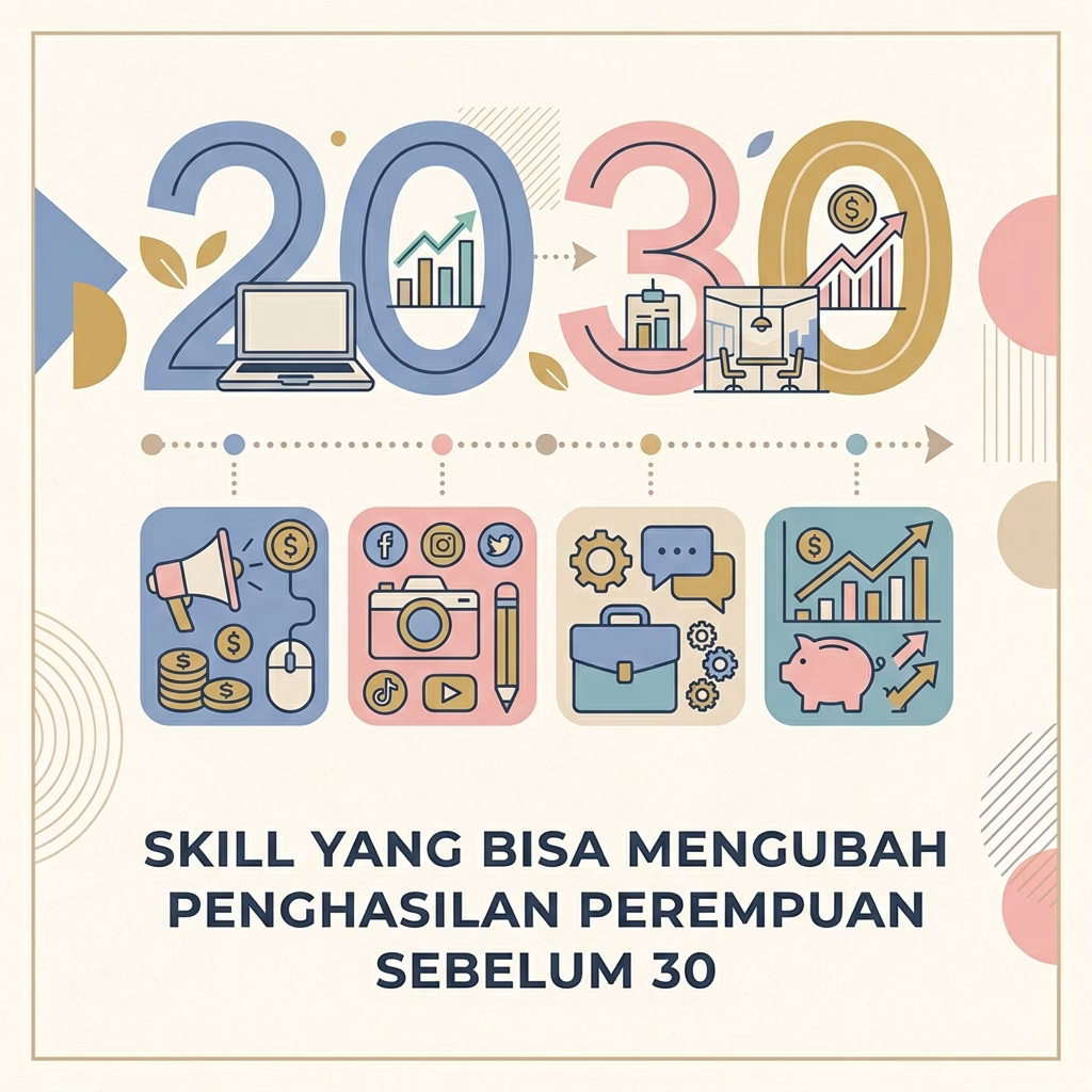 Skill yang Bisa Mengubah Penghasilan Perempuan Sebelum 30
