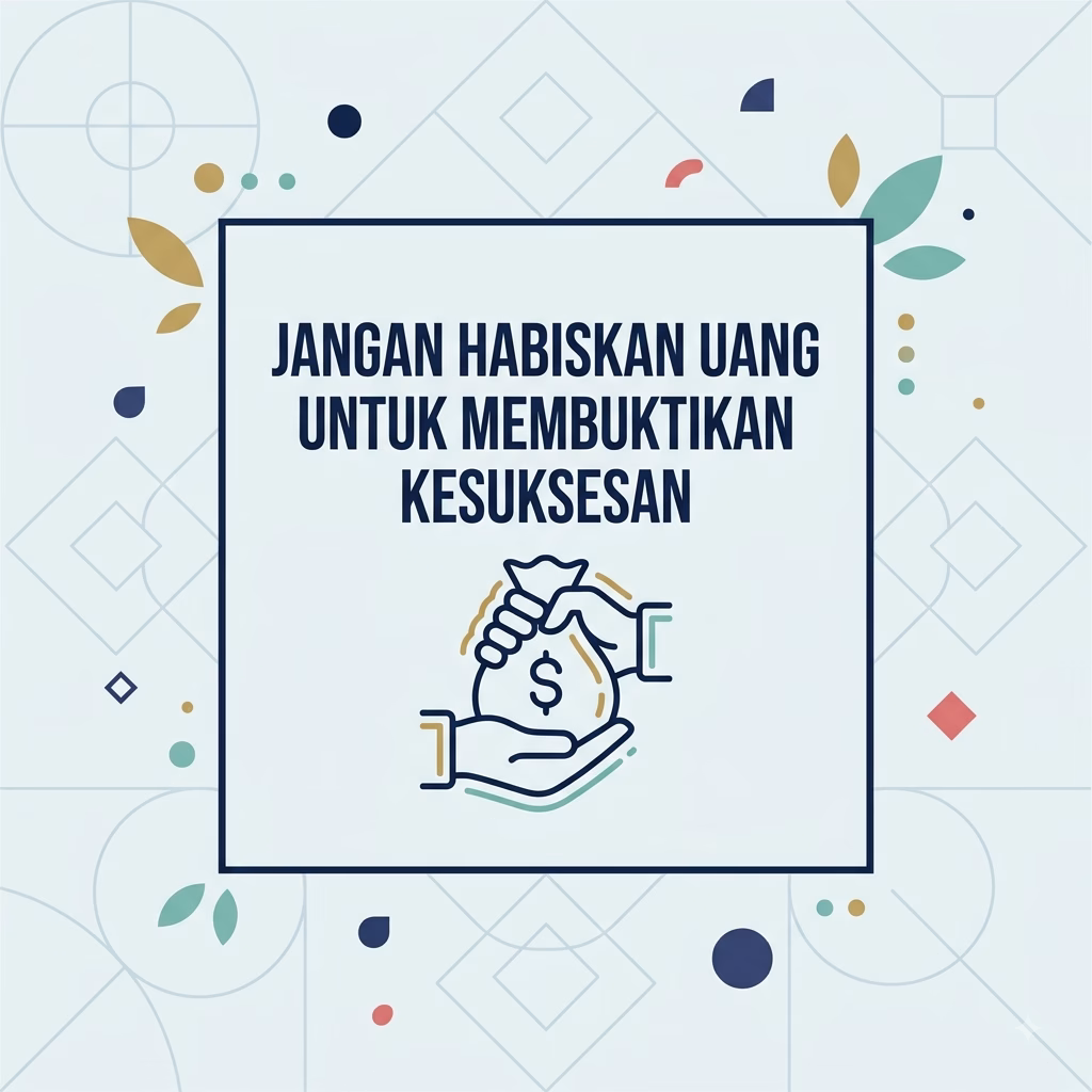 Jangan Habiskan Uang untuk Membuktikan Kesuksesan