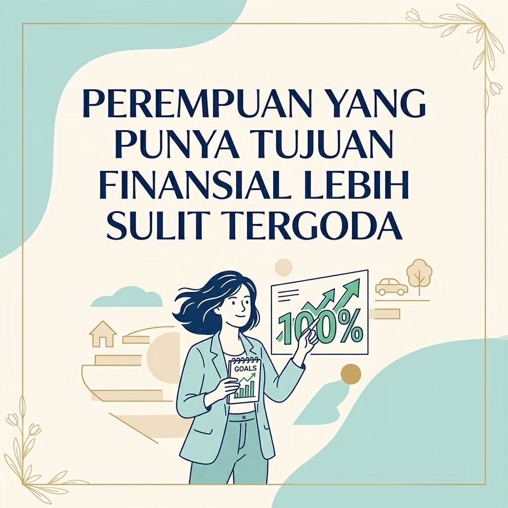 Perempuan yang Punya Tujuan Finansial Lebih Sulit Tergoda