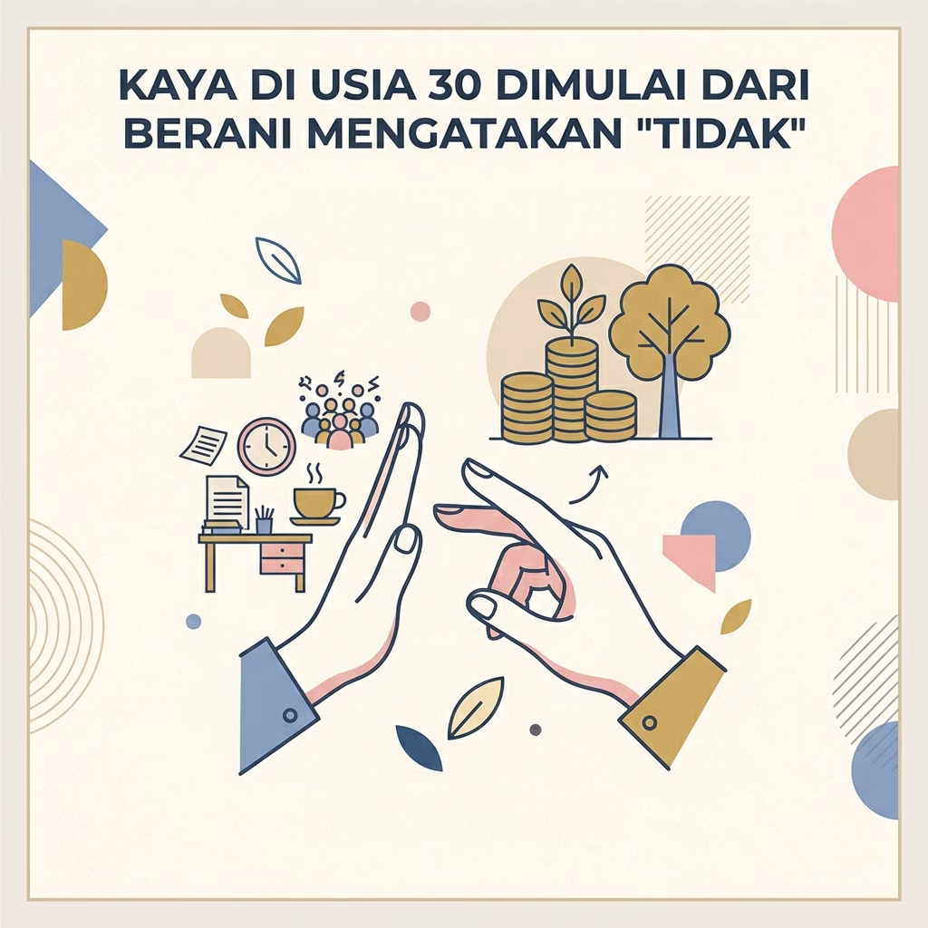 Kaya di Usia 30 Dimulai dari Berani Mengatakan “Tidak”