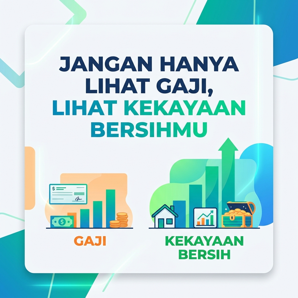Jangan Hanya Lihat Gaji, Lihat Kekayaan Bersihmu
