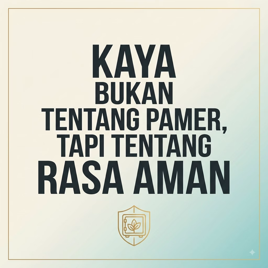 Kaya Bukan Tentang Pamer, Tapi Tentang Rasa Aman