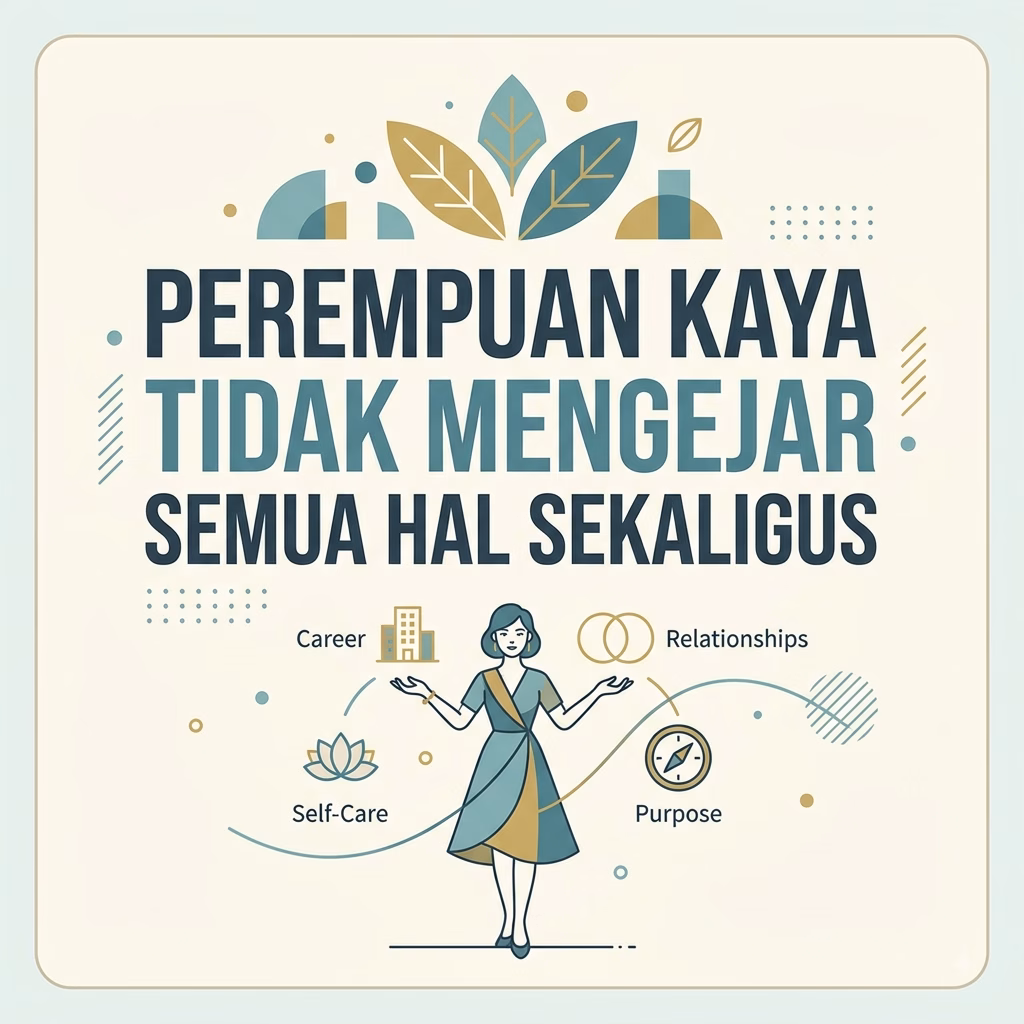 Perempuan Kaya Tidak Mengejar Semua Hal Sekaligus