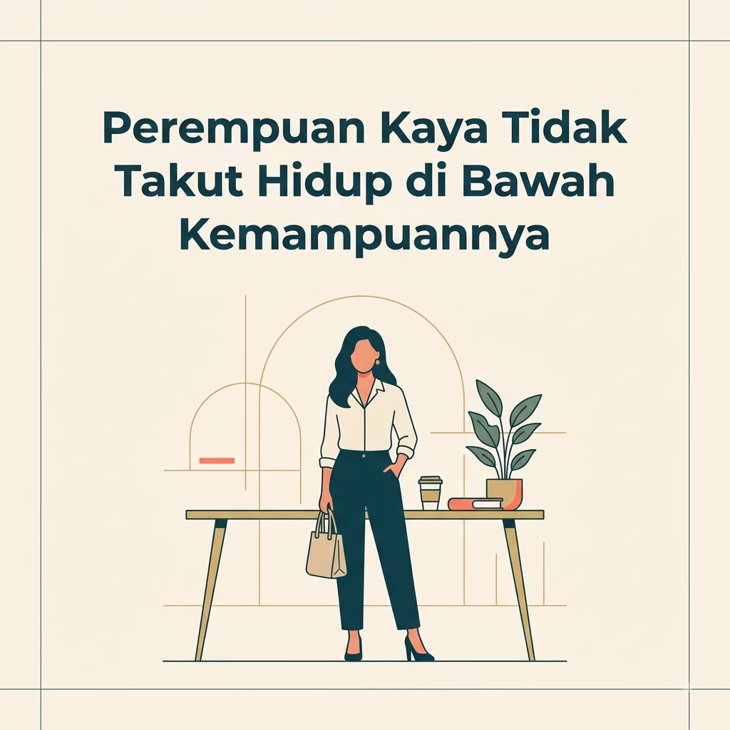 Perempuan Kaya Tidak Takut Hidup di Bawah Kemampuannya