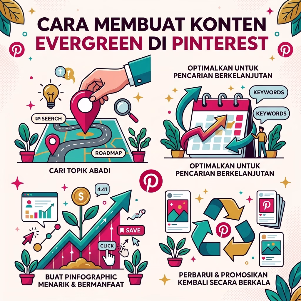 Cara Membuat Konten Evergreen di Pinterest