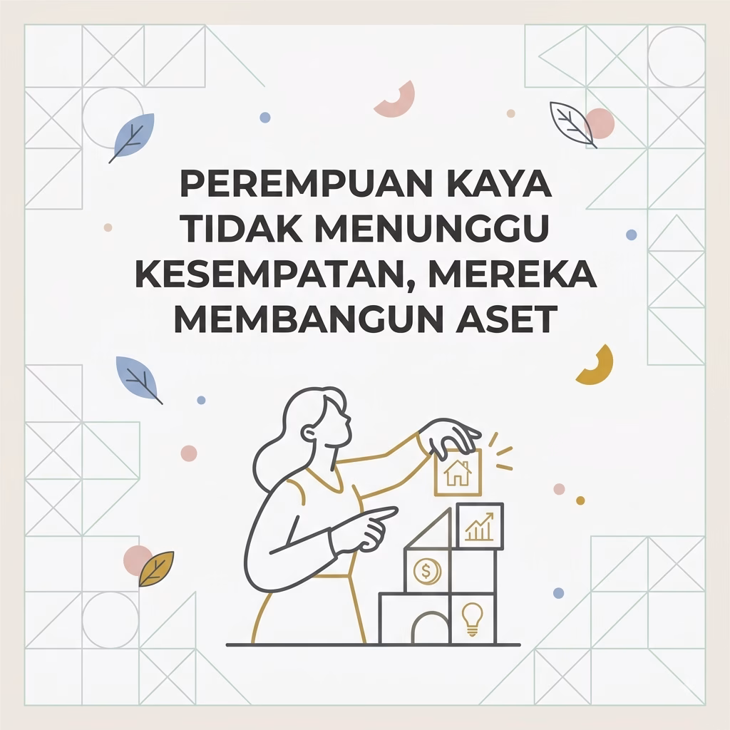 Perempuan Kaya Tidak Menunggu Kesempatan, Membangun Aset