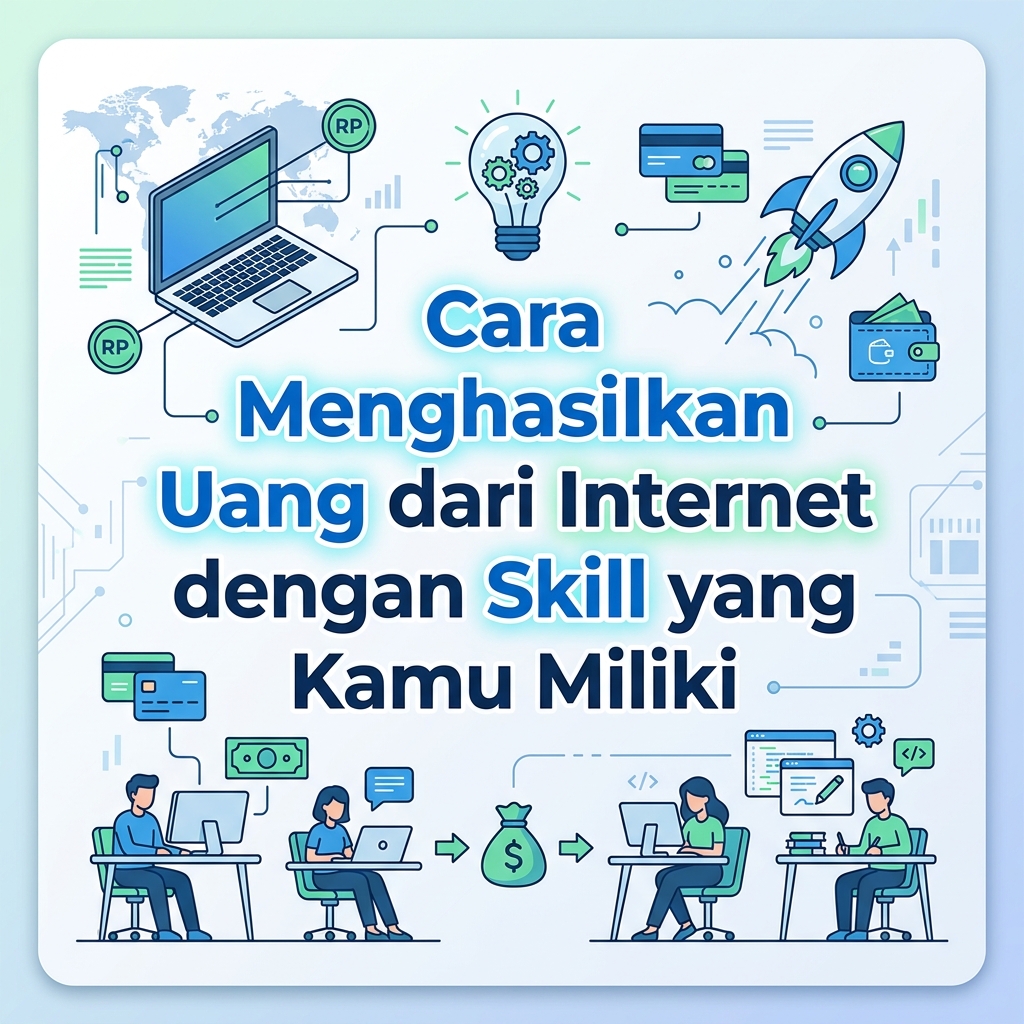 Menghasilkan Uang dari Internet dengan Skill yang Kamu Miliki