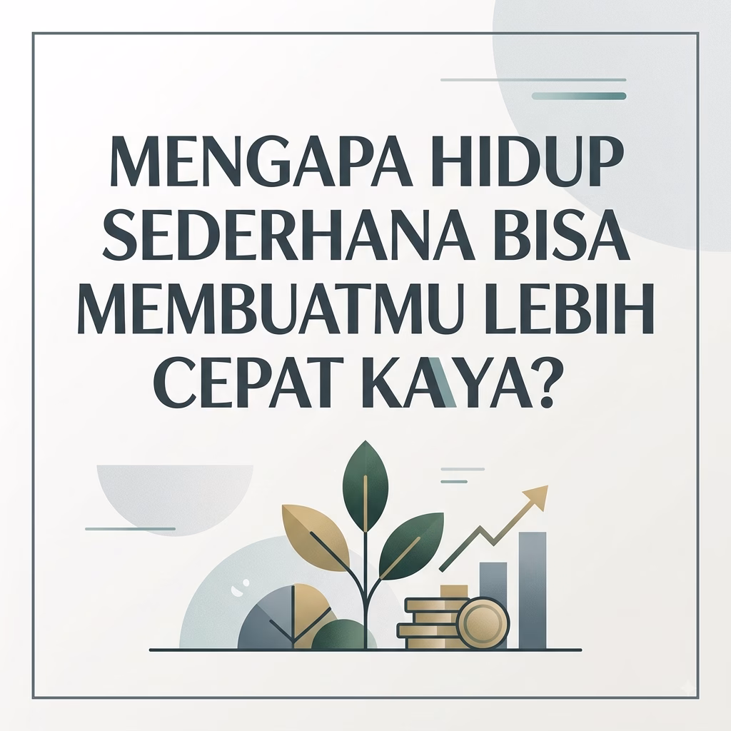 Mengapa Hidup Sederhana Bisa Membuatmu Lebih Cepat Kaya?