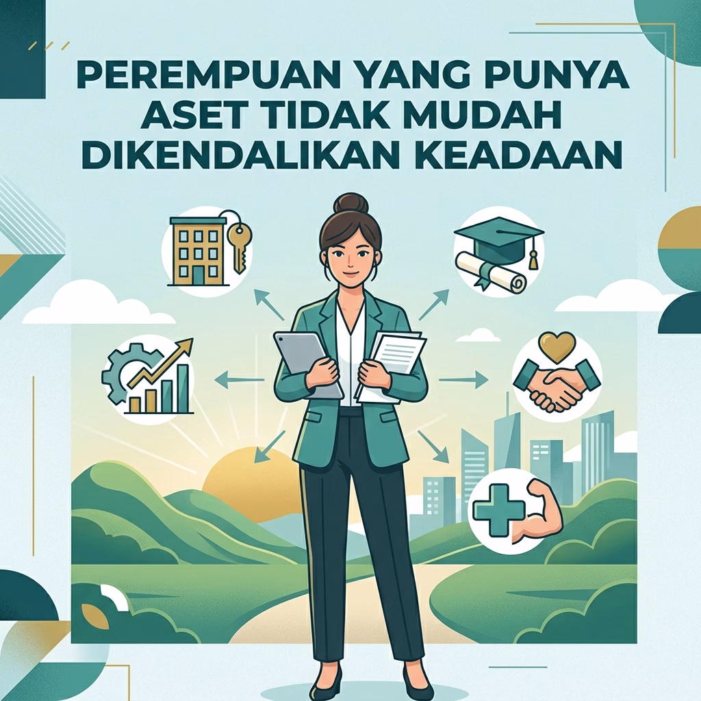 Perempuan yang Punya Aset Tidak Mudah Dikendalikan Keadaan