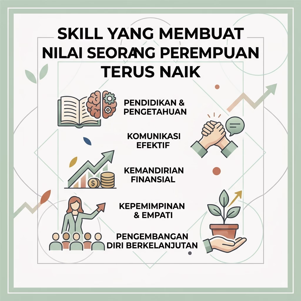 Skill yang Membuat Nilai Seorang Perempuan Terus Naik