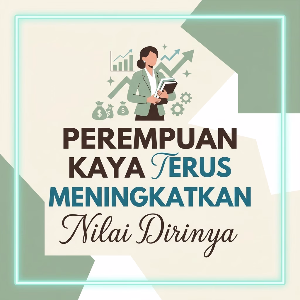 Perempuan Kaya Terus Meningkatkan Nilai Dirinya