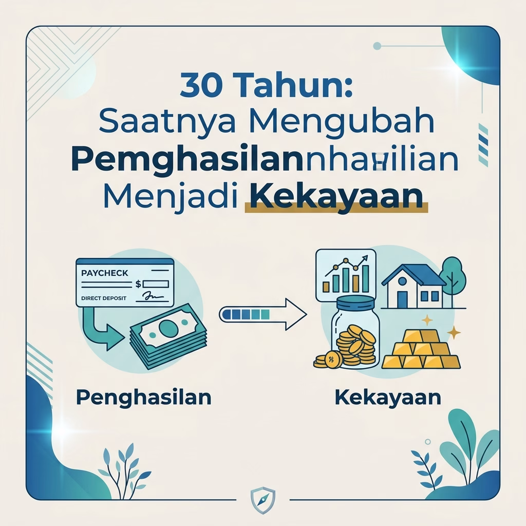30 Tahun: Saatnya Mengubah Penghasilan Menjadi Kekayaan