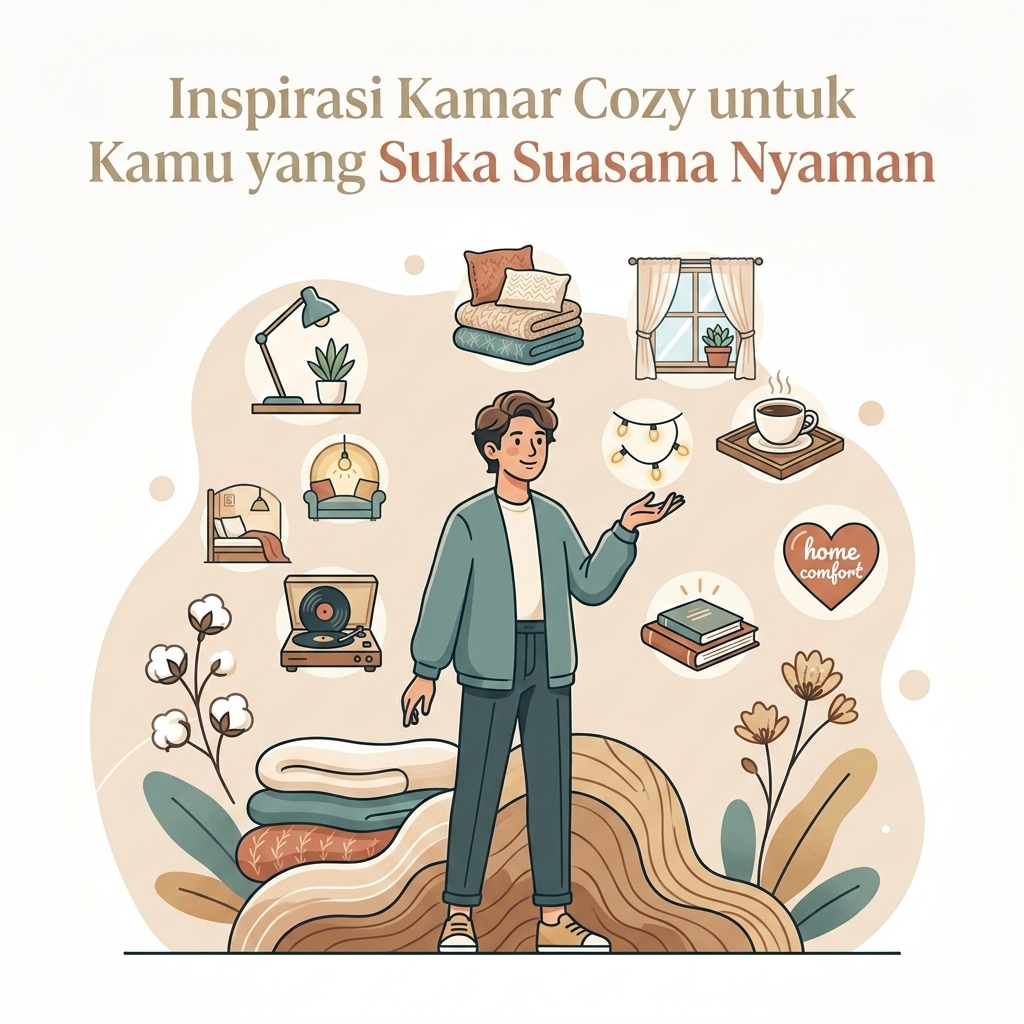 Inspirasi Kamar Cozy untuk Kamu yang Suka Suasana Nyaman