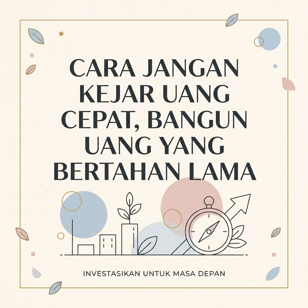 Jangan Kejar Uang Cepat, Bangun Uang yang Bertahan Lama