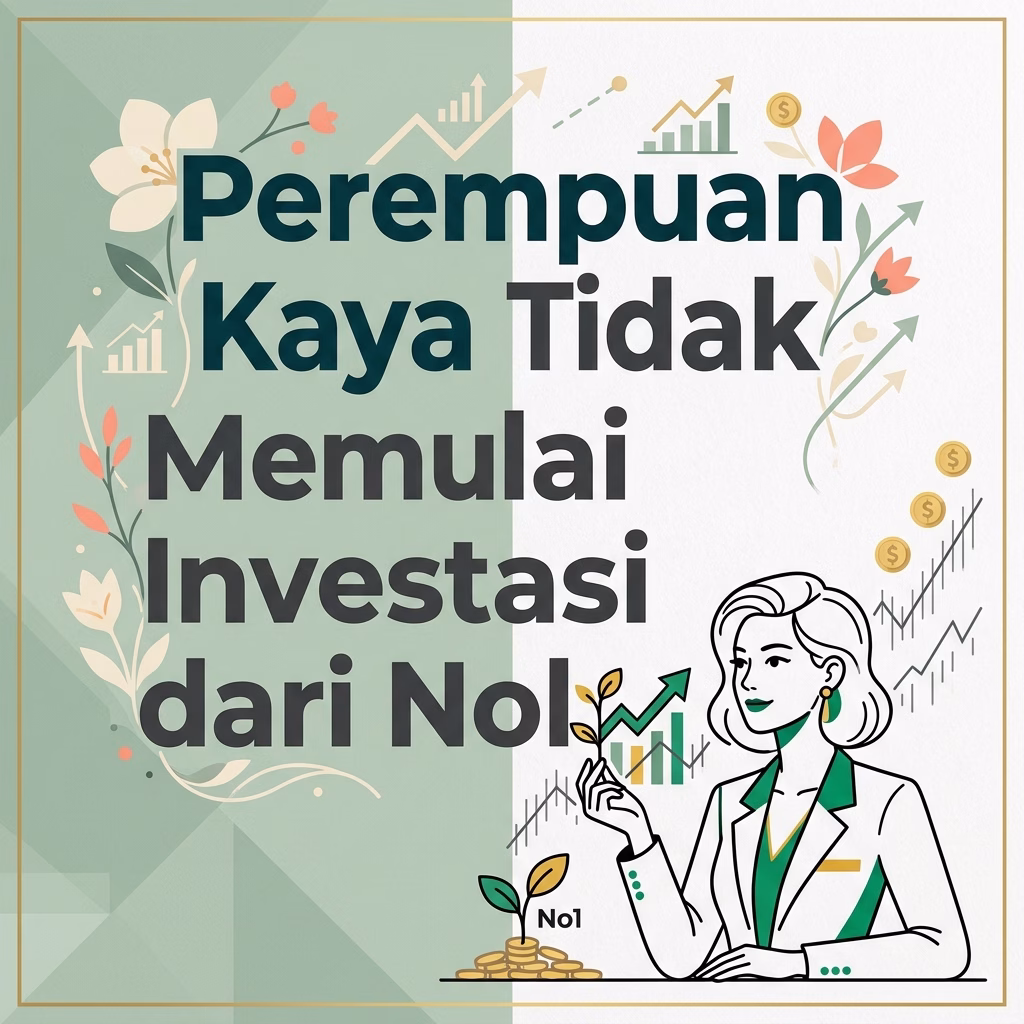 Perempuan Kaya Tidak Takut Memulai Investasi dari Nol