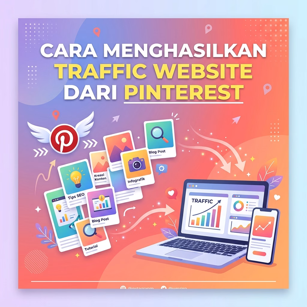 Cara Menghasilkan Traffic Website dari Pinterest