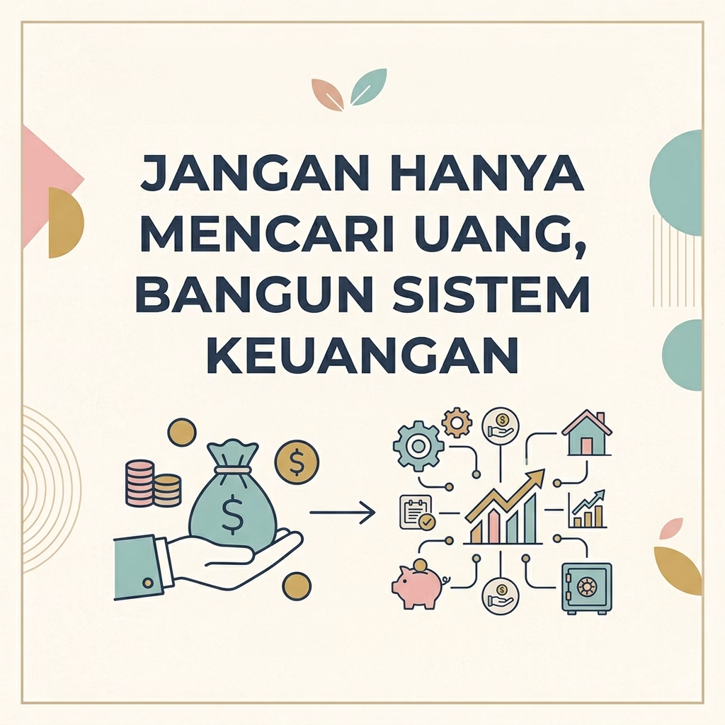 Jangan Hanya Mencari Uang, Bangun Sistem Keuangan