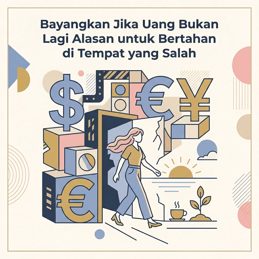 Bayangkan Jika Uang Bukan Lagi Alasan untuk Bertahan