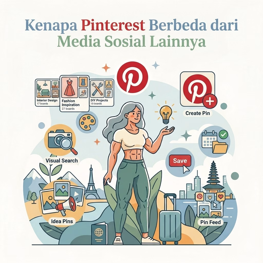Kenapa Pinterest Berbeda dari Media Sosial Lainnya