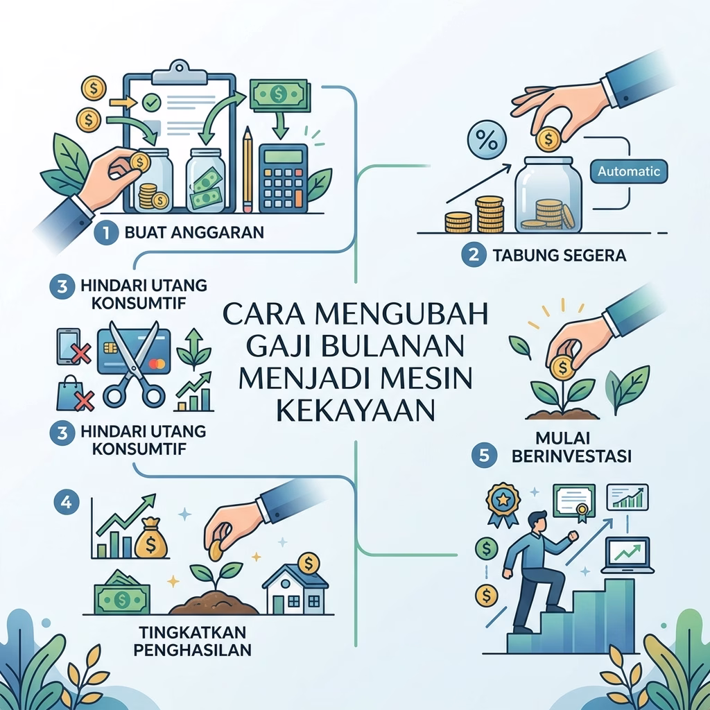 Cara Mengubah Gaji Bulanan Menjadi Mesin Kekayaan